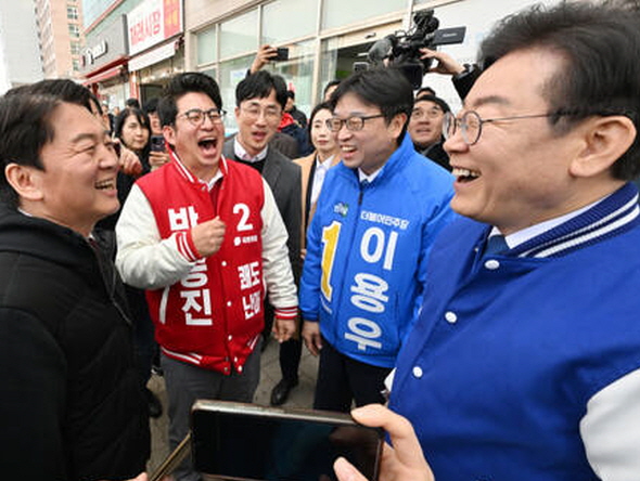 이재명·안철수 인천 서구에서 맞붙어…서로 ‘지역구는?’